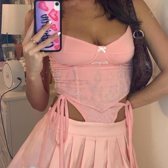 Omighty Rhinestone Corset - Picture 4 of 6